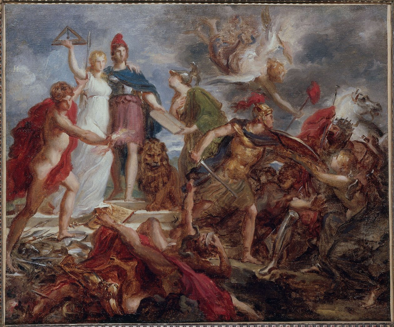 Fransk: Allégorie révolutionnaire : La Liberté, l