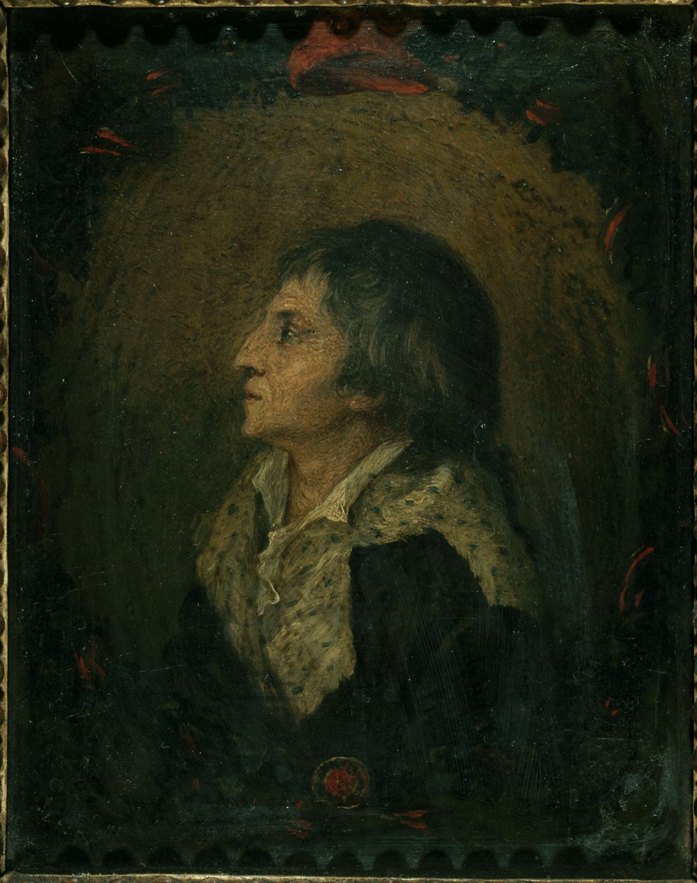 Fransk: Portrait de Jean-Paul Marat (1743-1793), publiciste et homme politique (P725) af anonymous 