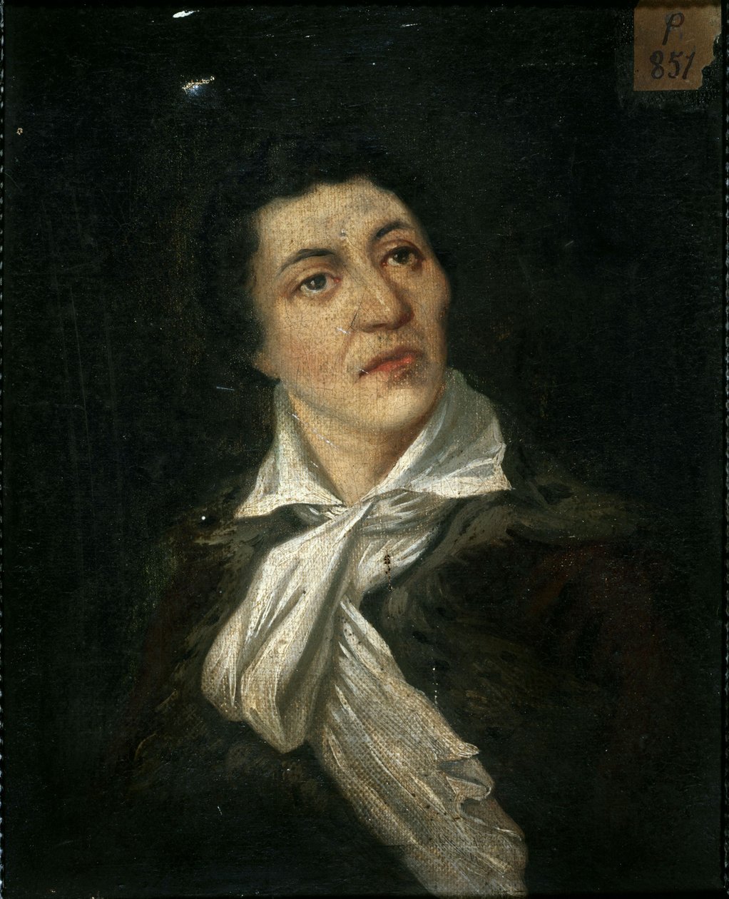 Fransk: Portrait de Jean-Paul Marat (1743-1793), publiciste et homme politique (P851) af anonymous 