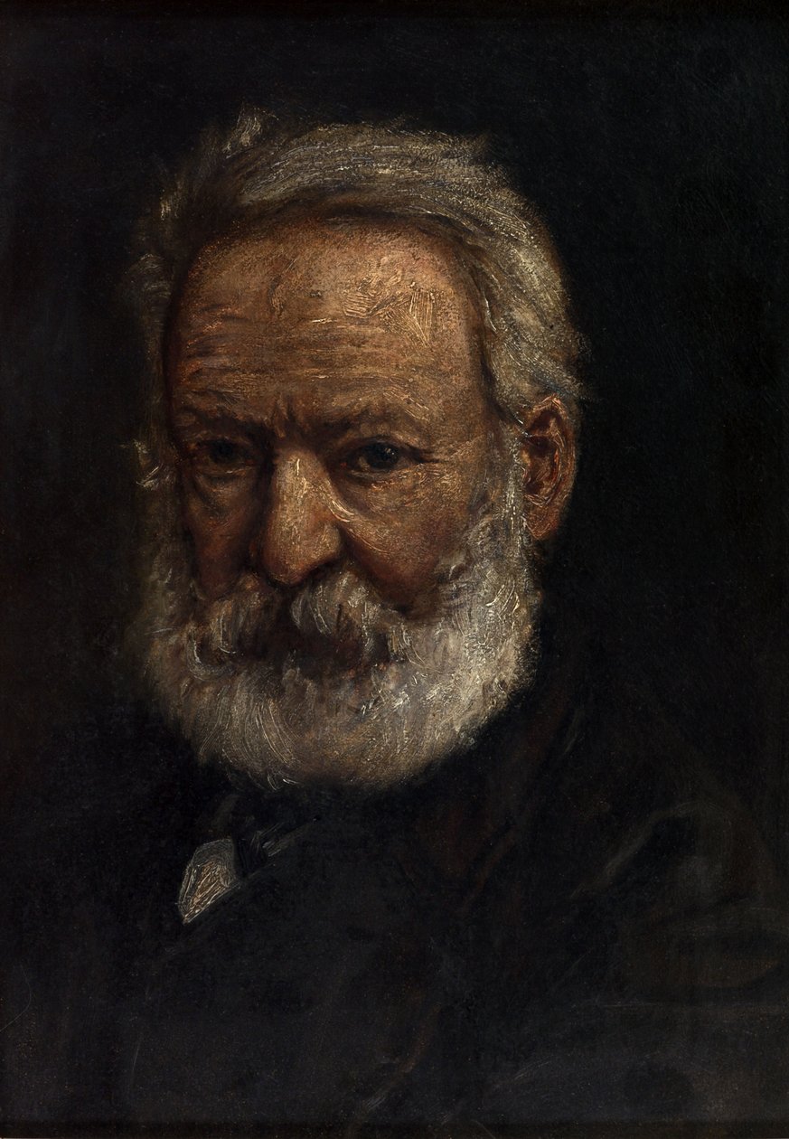 Fransk:  Portræt af Victor Hugo af anonymous 