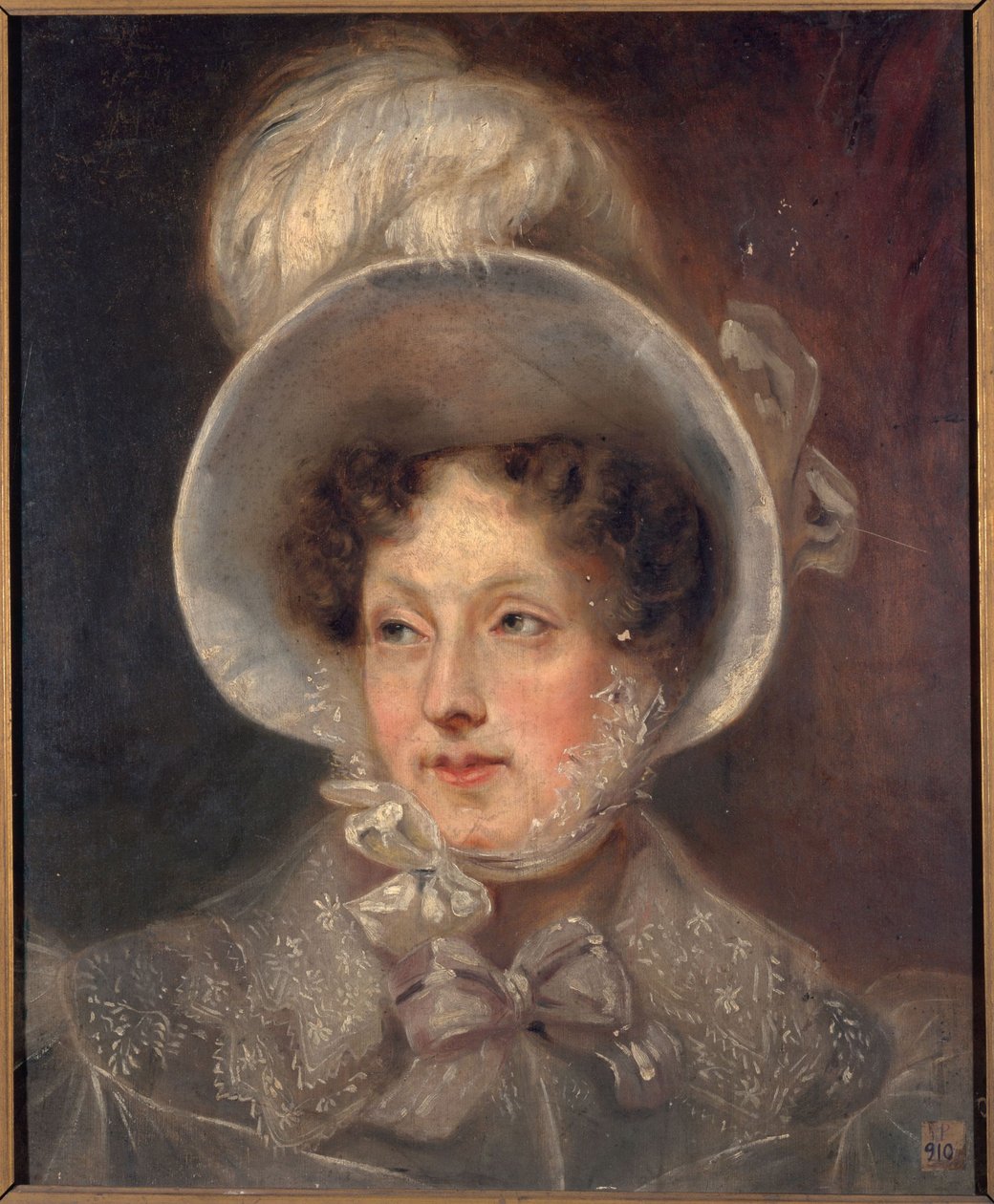 Fransk: Portrait de femme (P910) af anonymous 