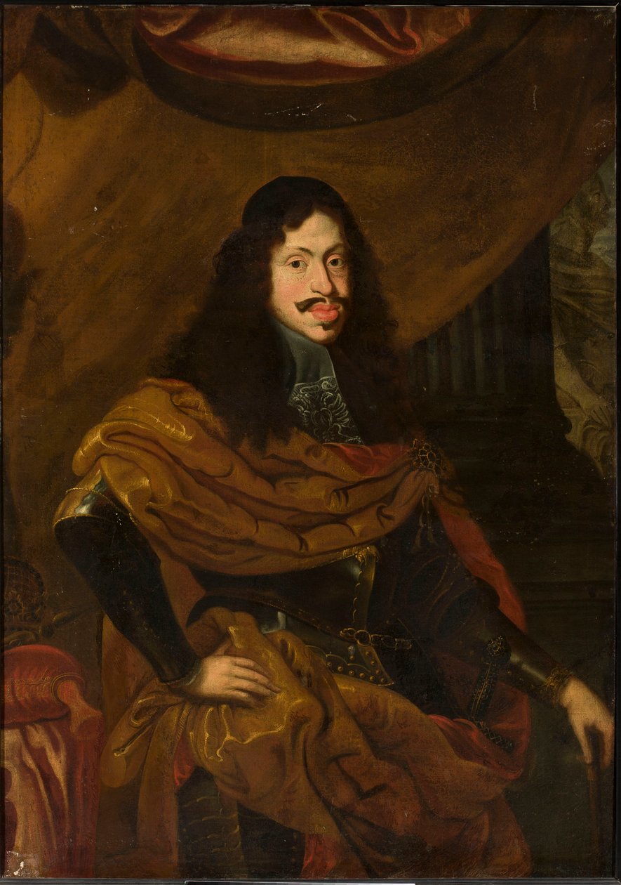 Portræt af kejser Leopold I Habsburg (1640-1705) af anonymous 