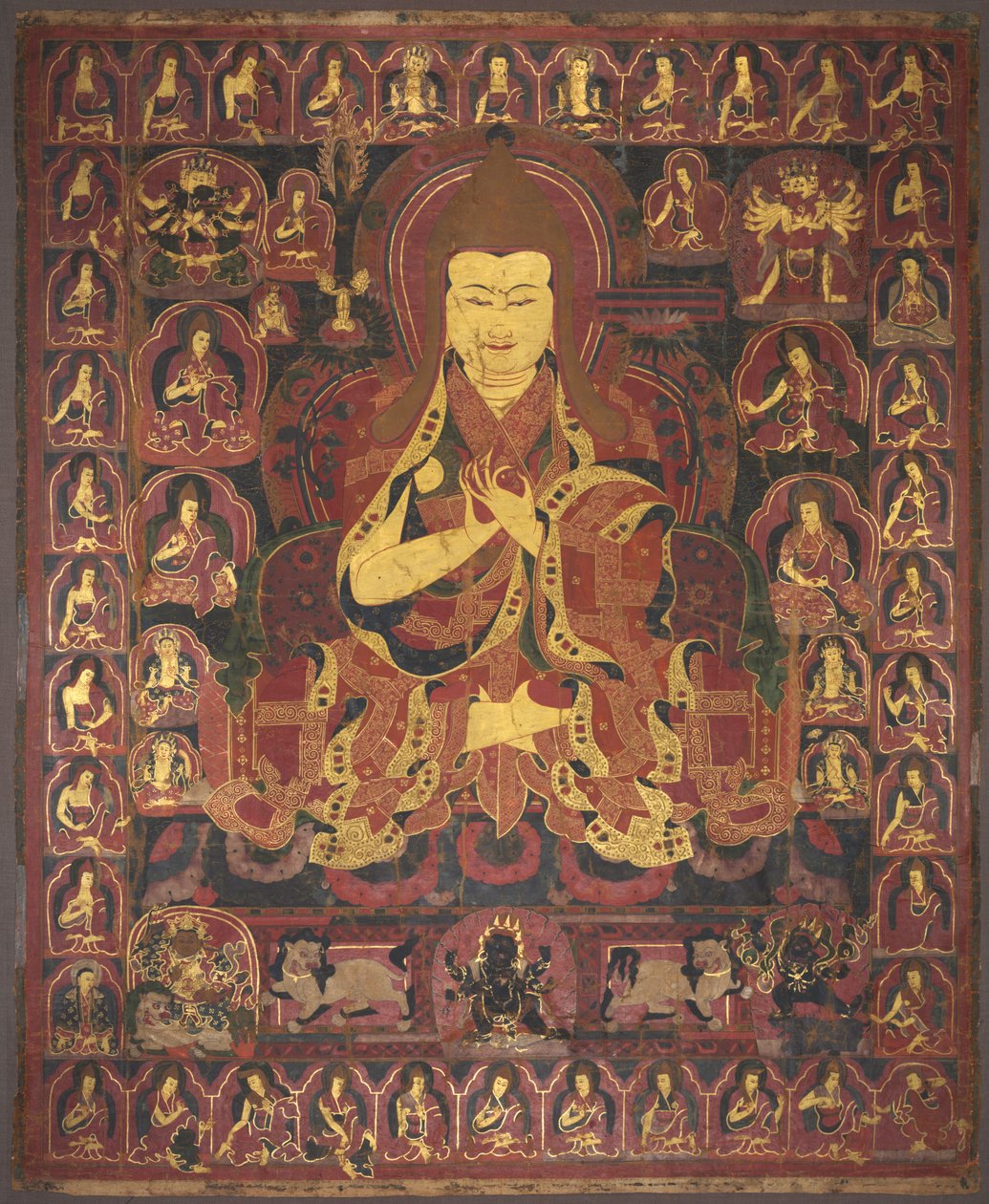 Tsong Khapa, grundlægger af Geluk-ordenen af anonymous 