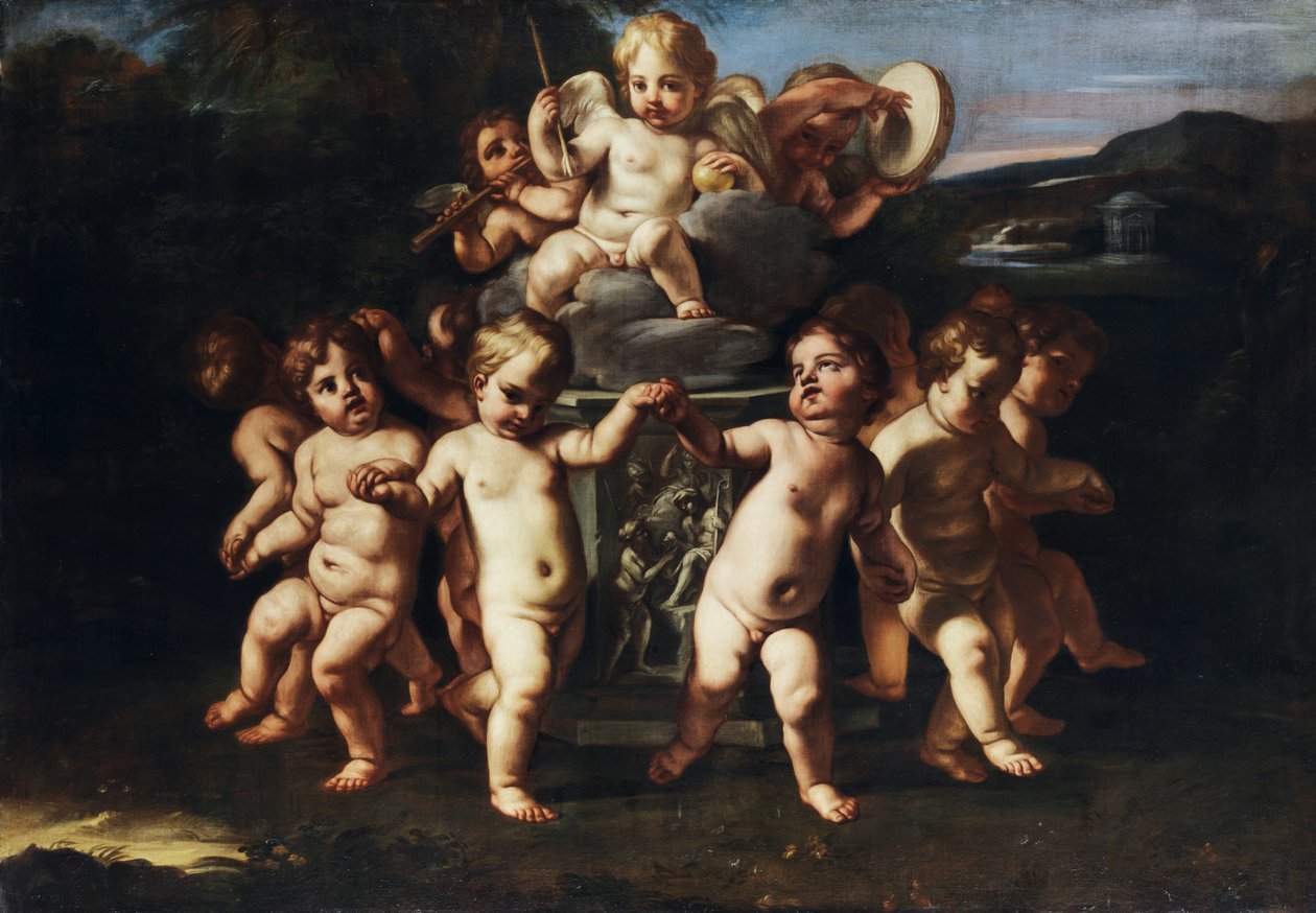Der Triumph Amors af attributed to Carlo Cignani