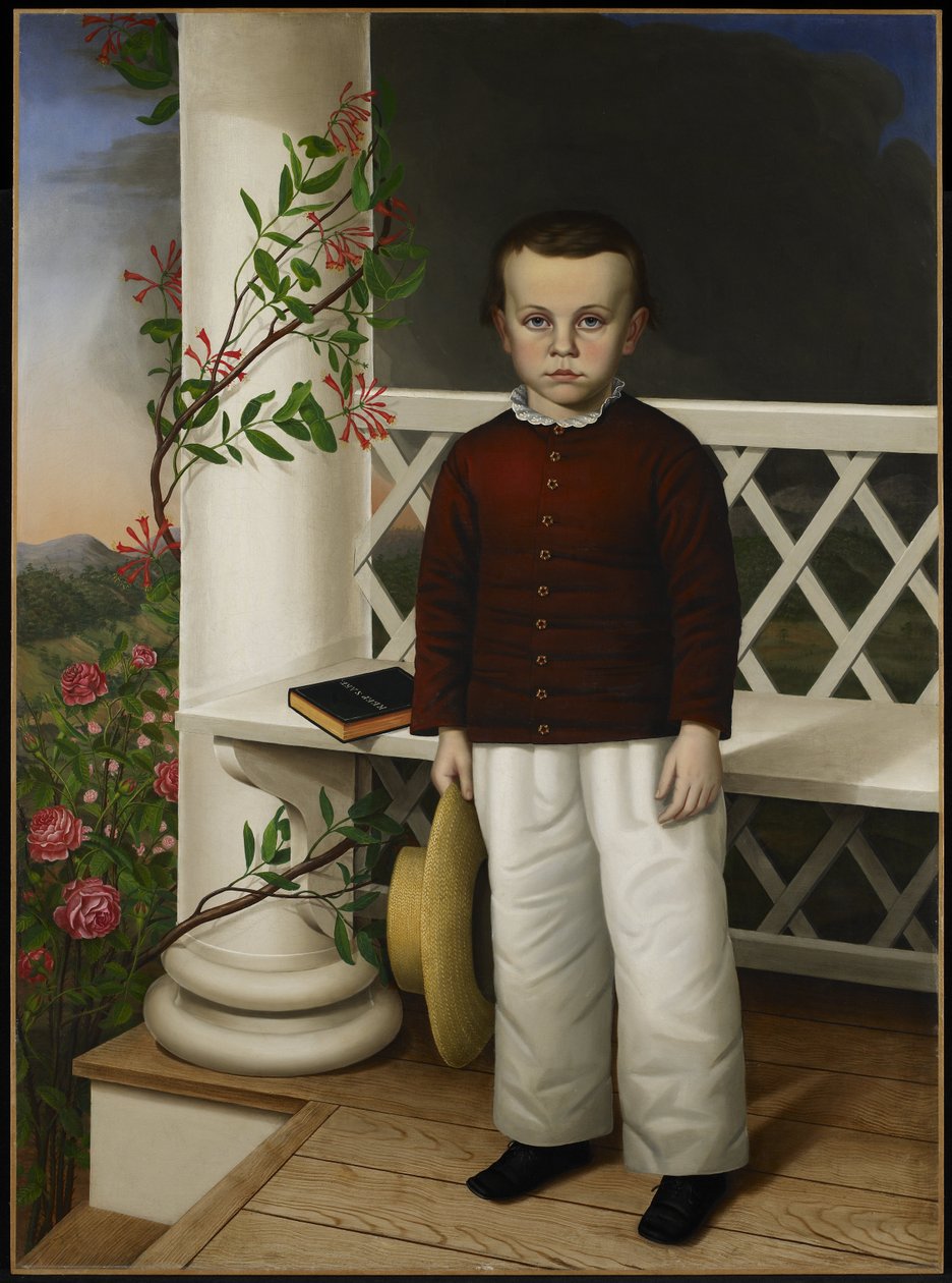 Portræt af en dreng af attributed to James B. Read