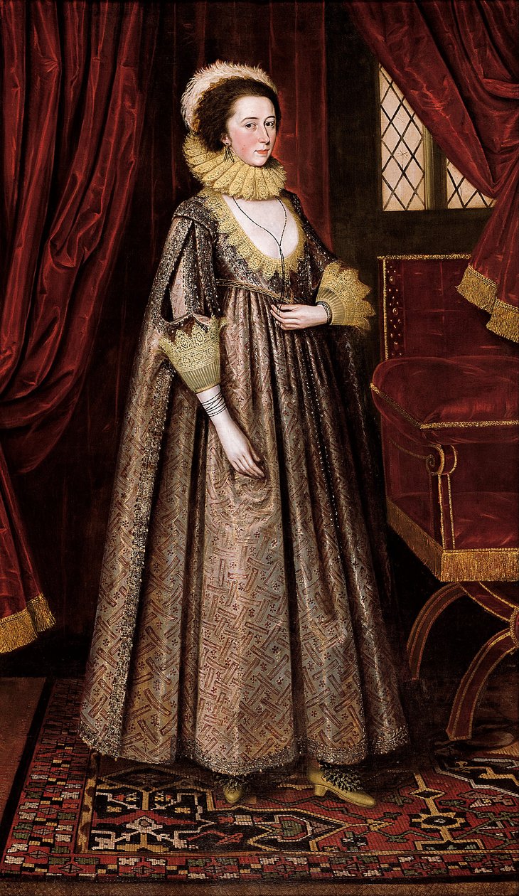 Magdalen Poultney, senere Lady Aston af Marcus Garret Gheeraerts the Younger