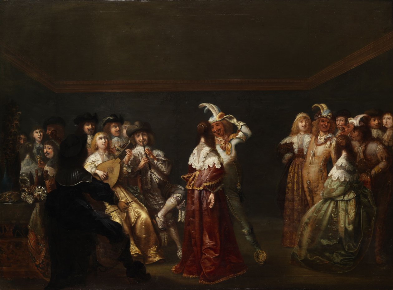 Narrenes dans af attributed to Palamedes Palamedesz