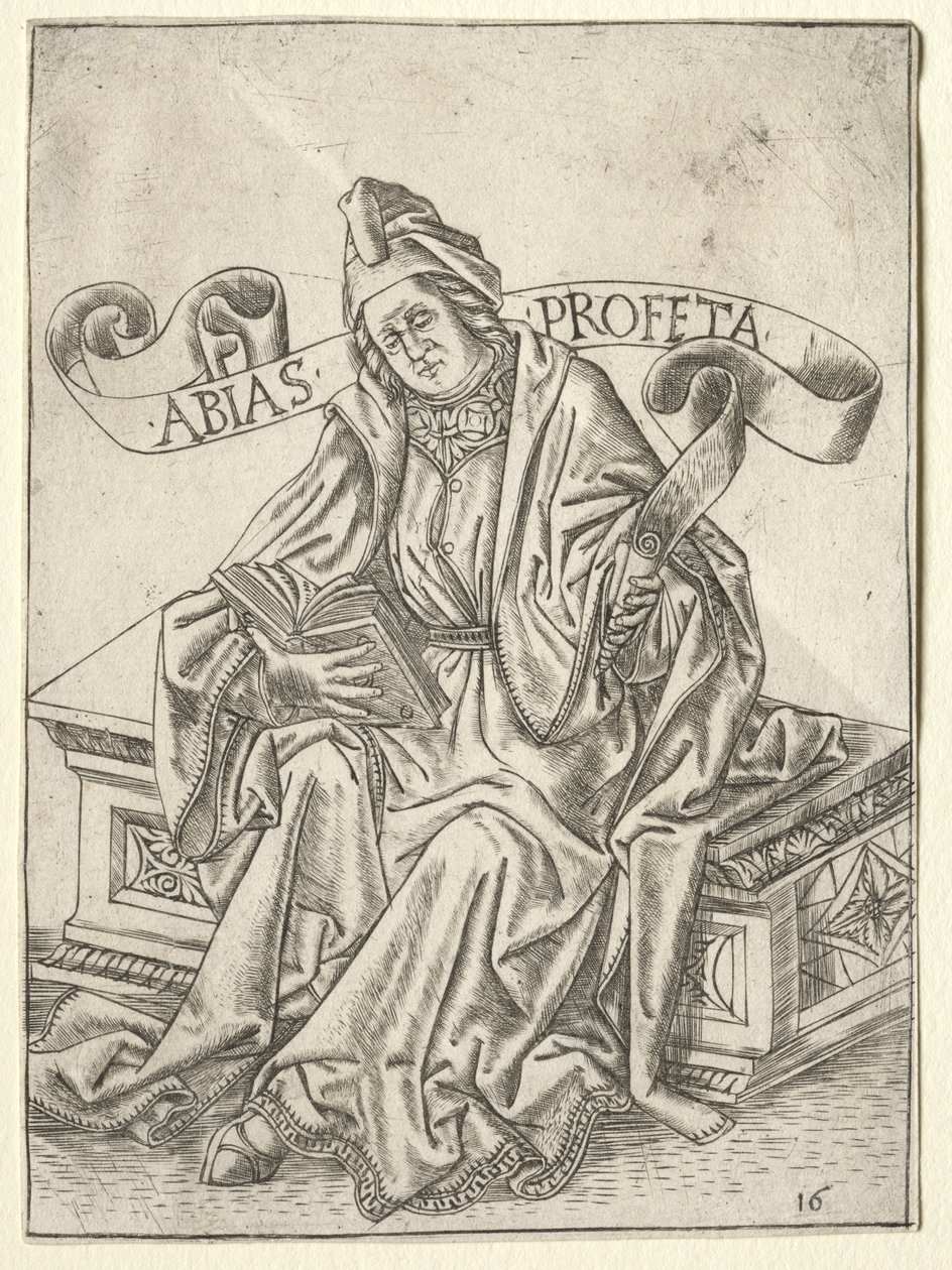 Profeterne: Obadja af attributed to Baccio Baldini