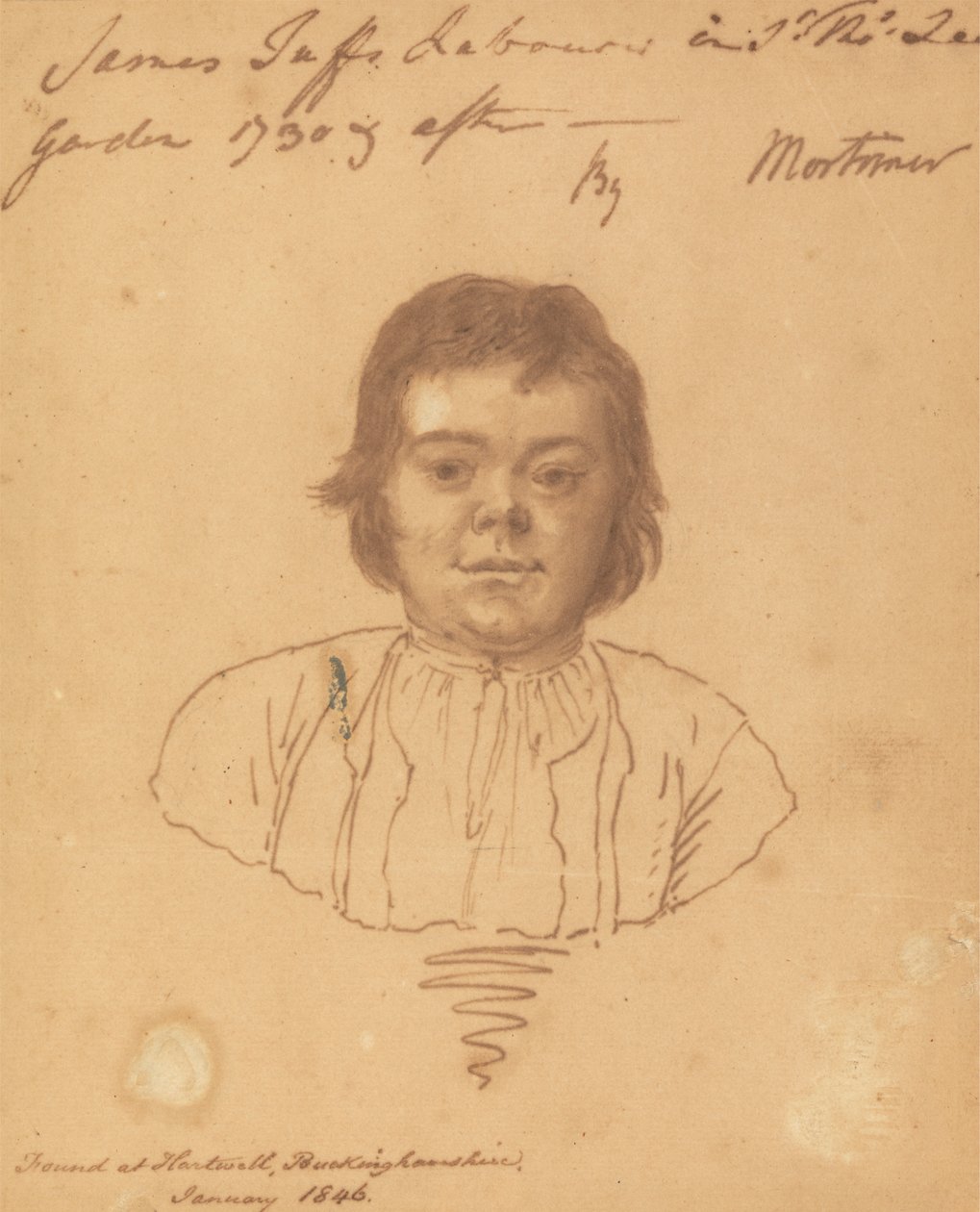 Portræt af James Tuffs af attributed to John Hamilton Mortimer