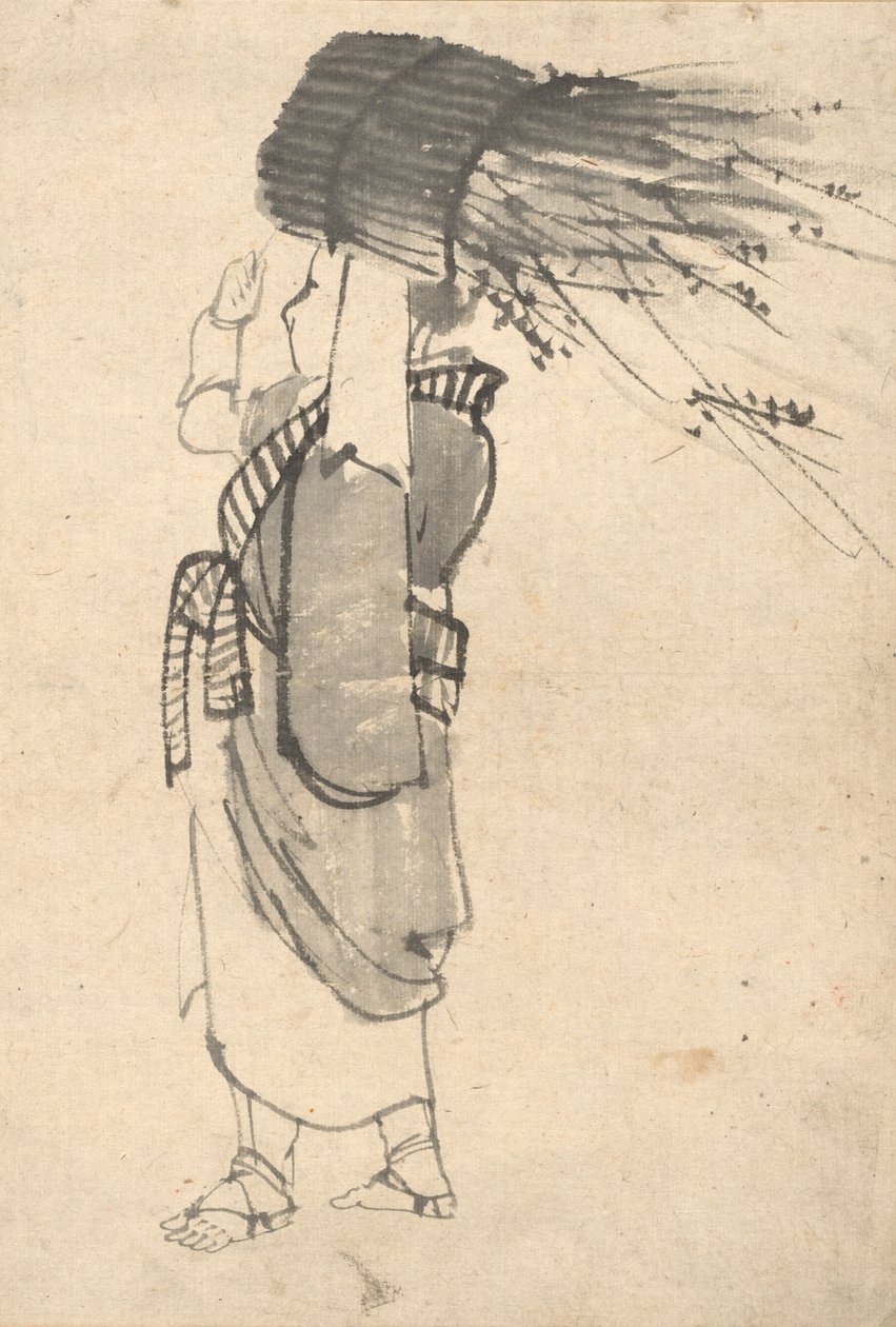 Fagotbæreren af attributed to Kono Bairei