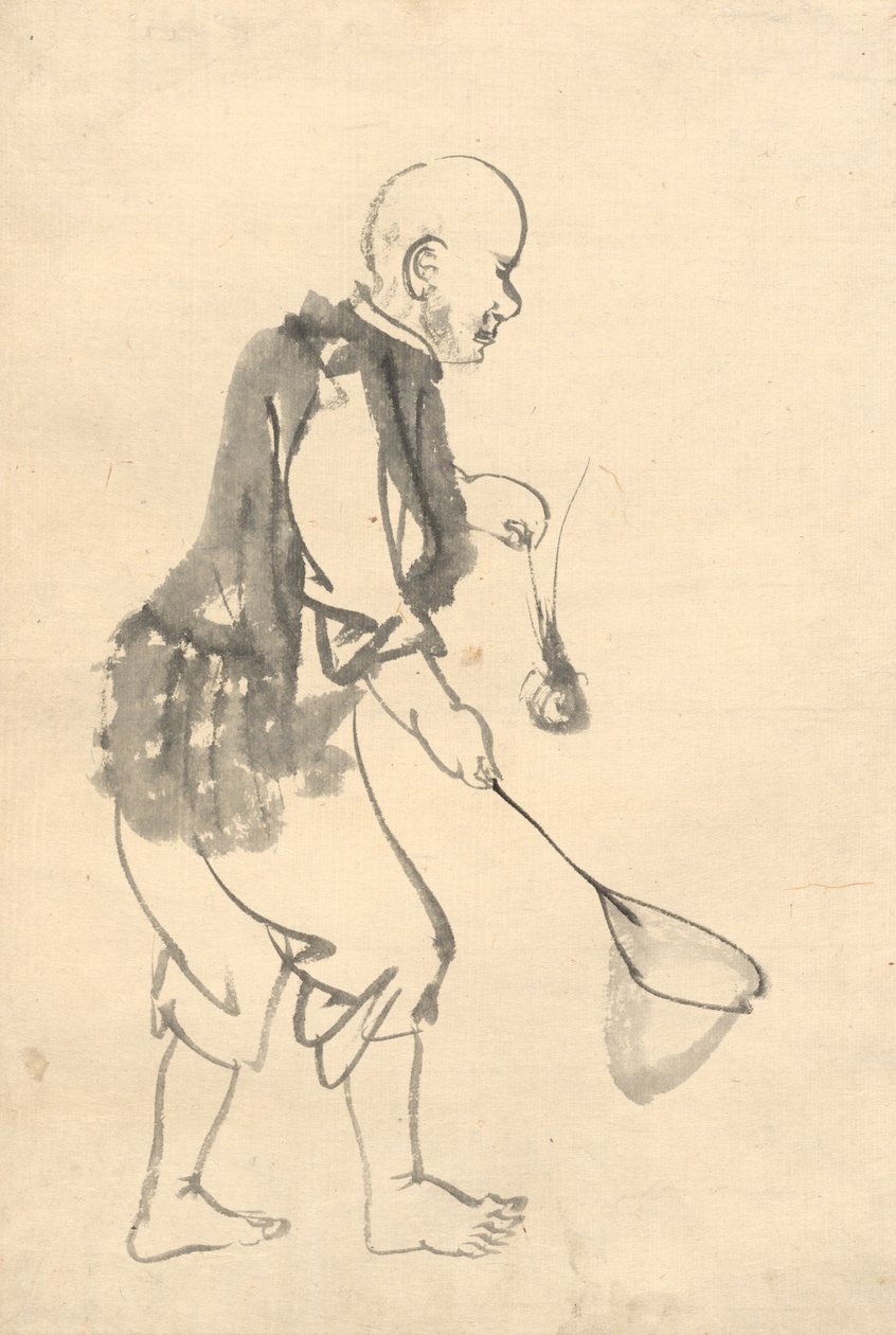 Rejefiskeren af attributed to Kono Bairei