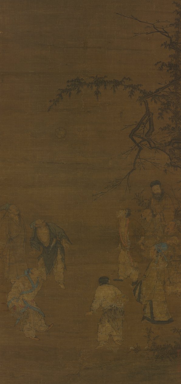 Fodboldspillerne af attributed to Ma Yuan