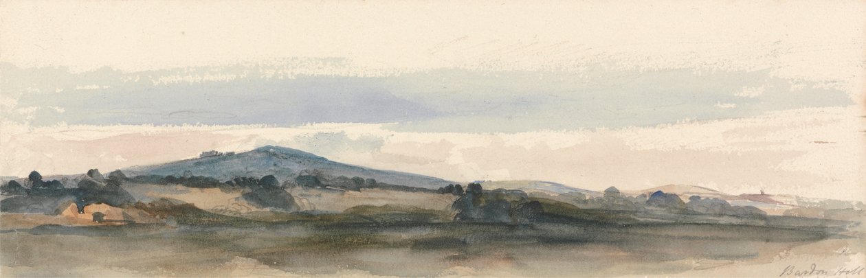 Bardon Hill, Charnwood Forest, Leicestershire af attributed to Peter DeWint