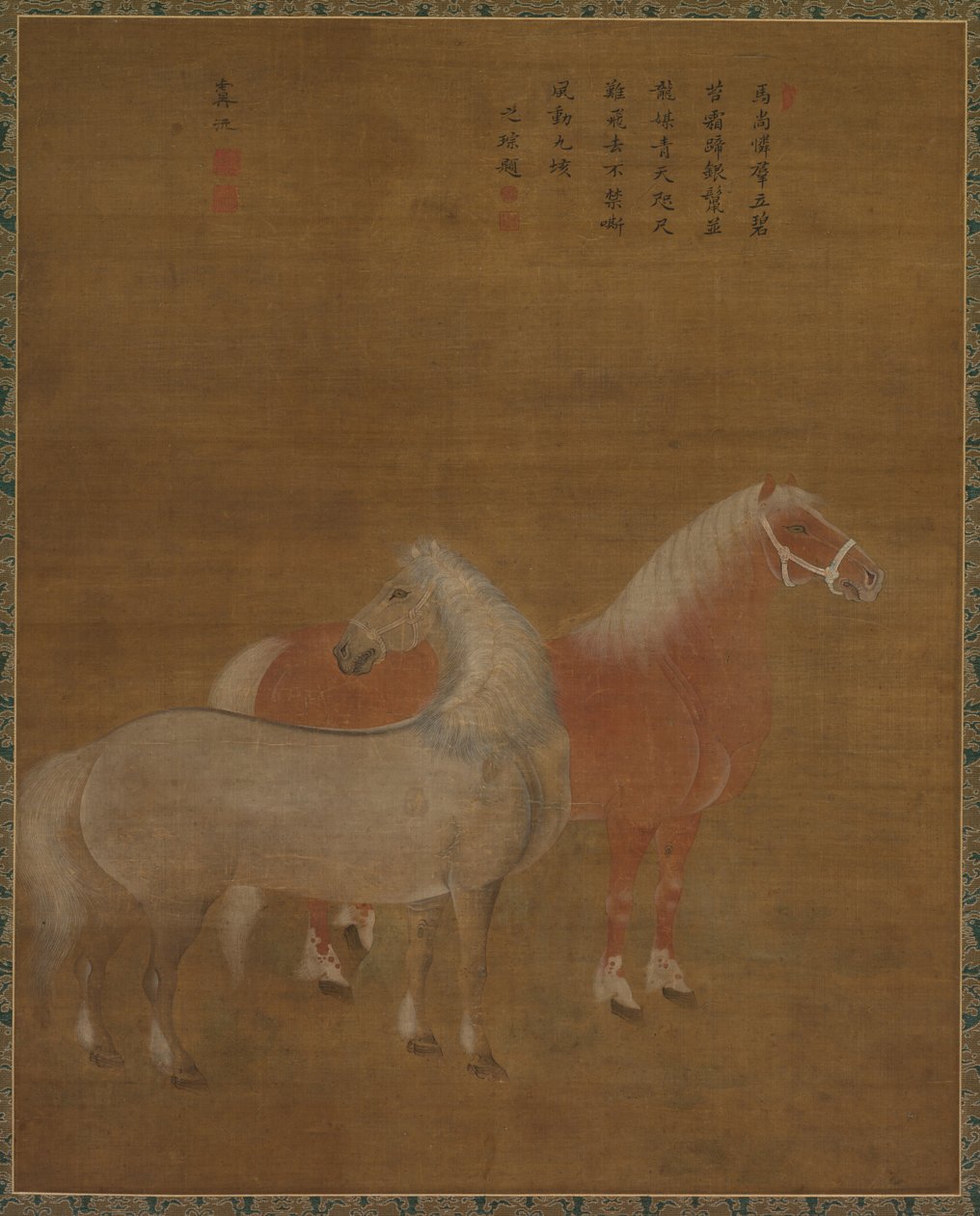 To Heste af attributed to Yu Yuan