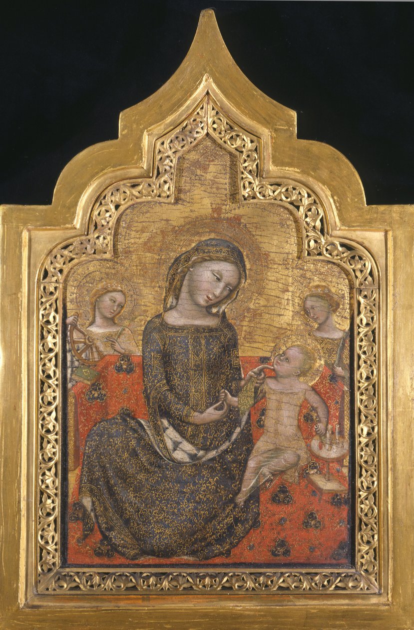 Ydmyghedens Madonna af called Vitale da Bologna Vitale degli Equi