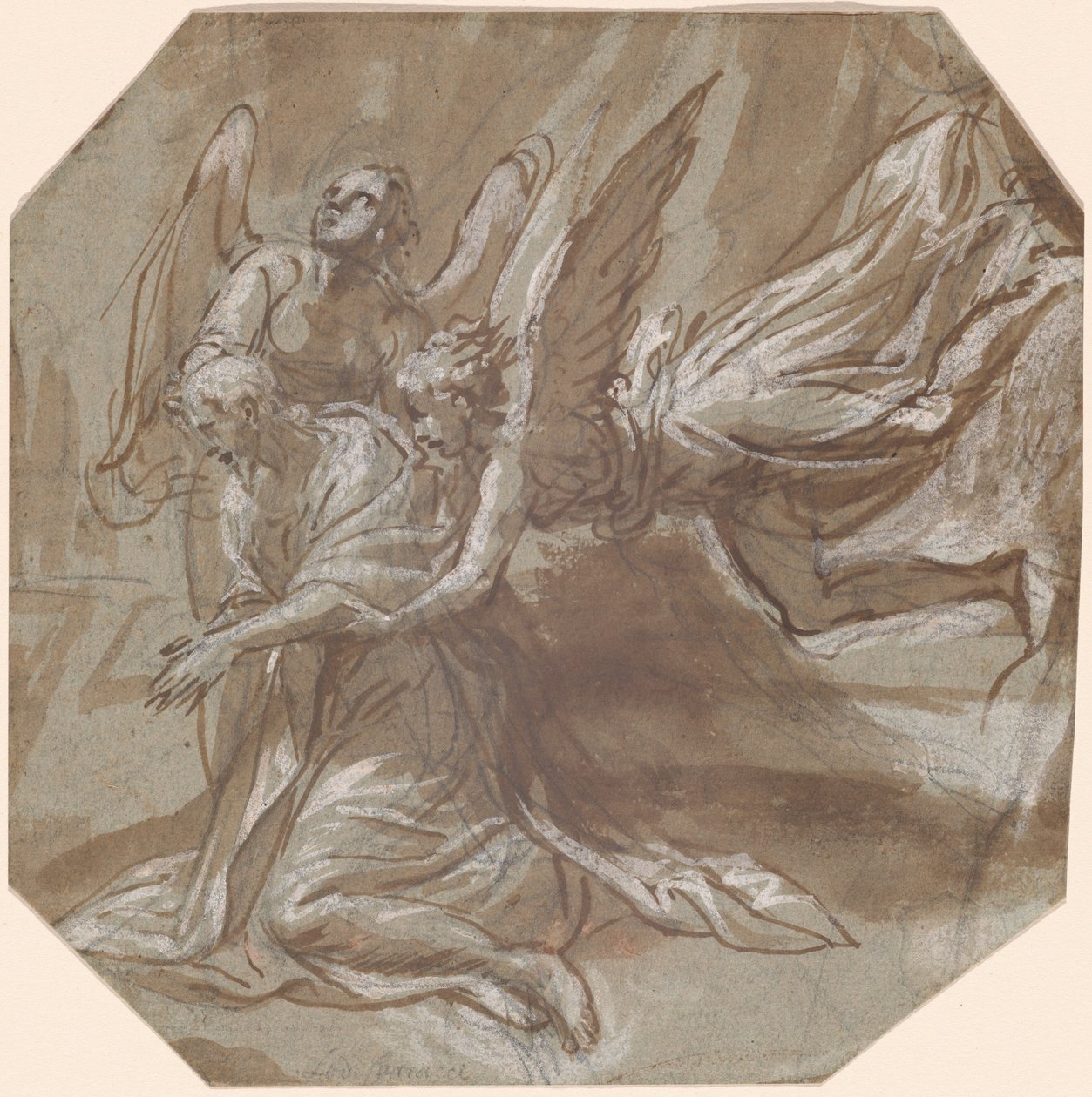 Kristus i Getsemane af called Bertoia Jacopo Zanguidi