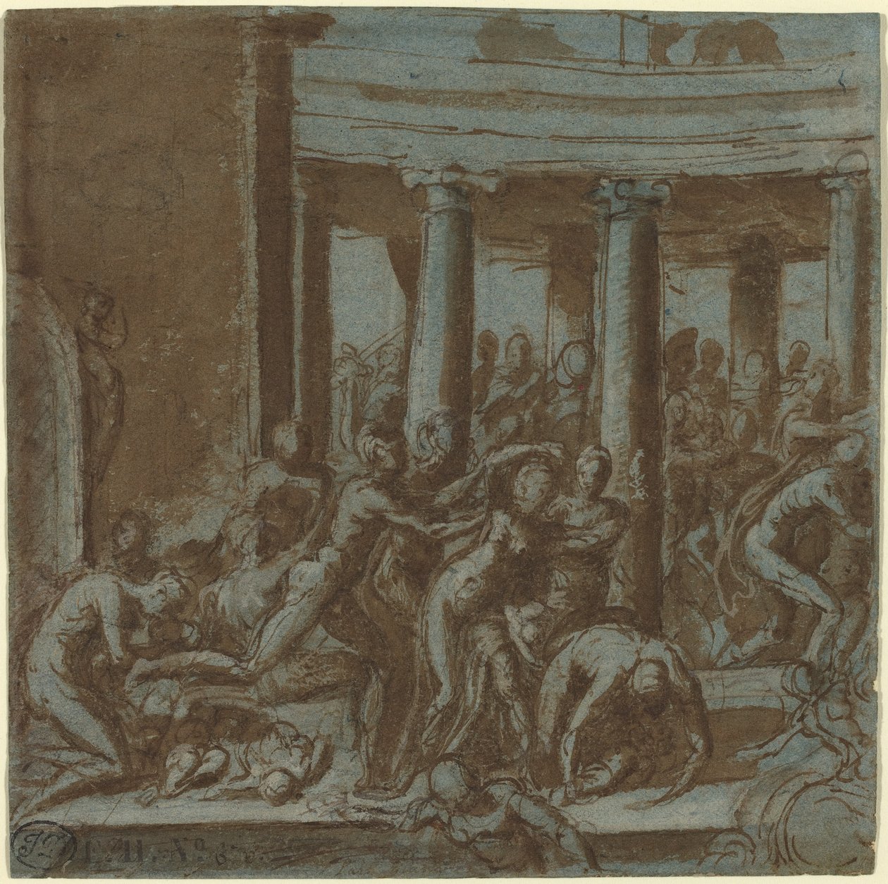 Massakre på de uskyldige [recto] af called Bertoia Jacopo Zanguidi
