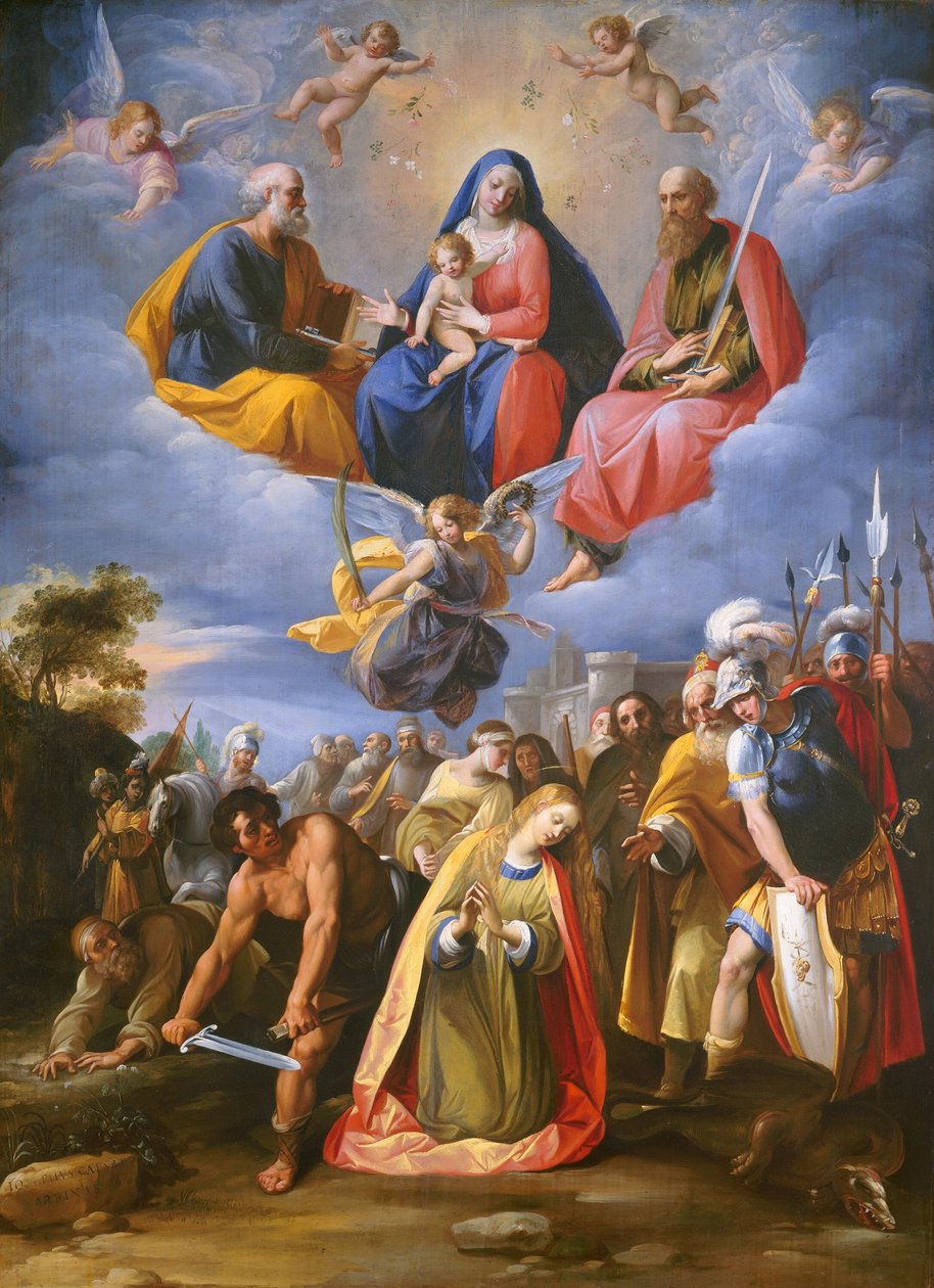 Saint Margarets martyrium af called Cavaliere d