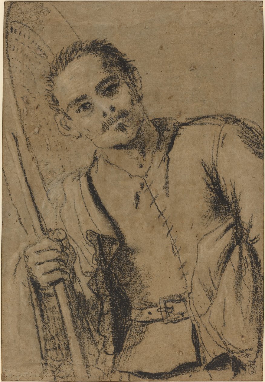 En Kornhandler af called Guercino Giovanni Francesco Barbieri
