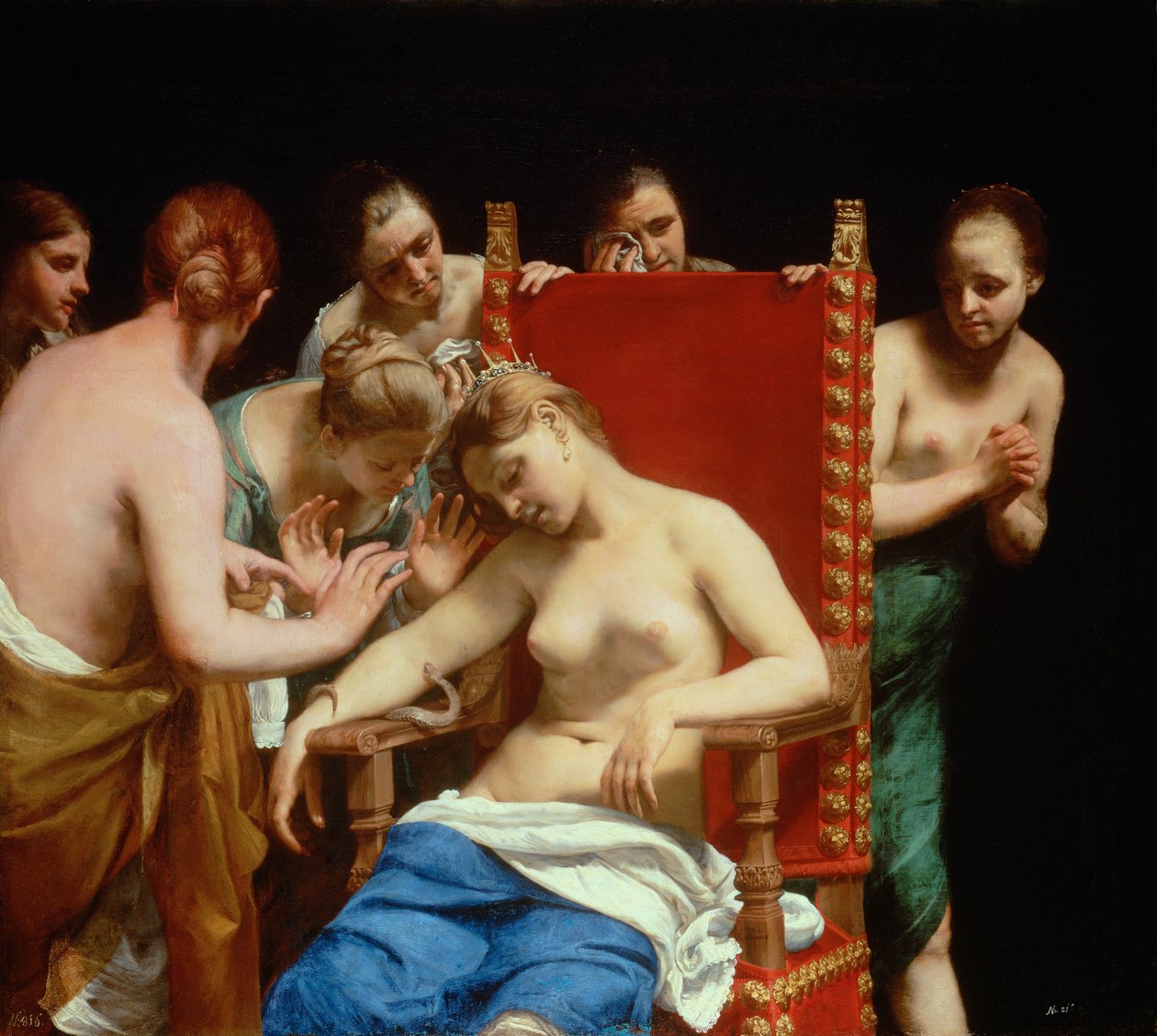 Cleopatras død af called Guido Canlassi Guido Cagnacci
