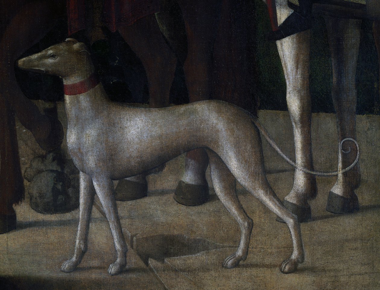 Hund, detalje fra korsfæstelsen af Kosma Sergejewitsch Petrow Wodkin