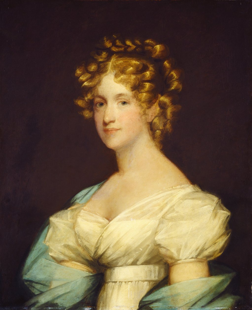 Charlotte Morton Dexter (Mrs. Andrew Dexter) af completed by an unknown artist Gilbert Stuart