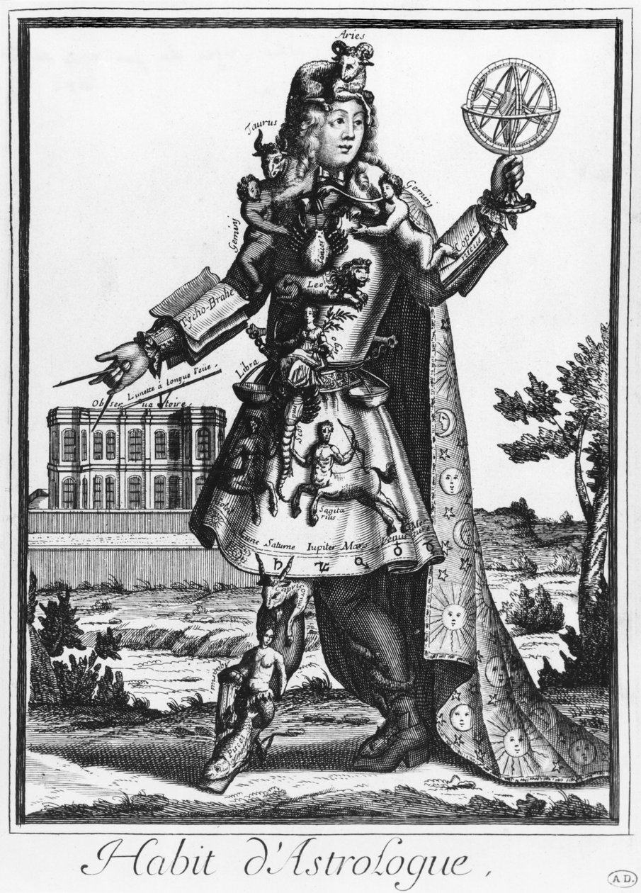 Kostume til en astrolog af Nicolas II de Larmessin