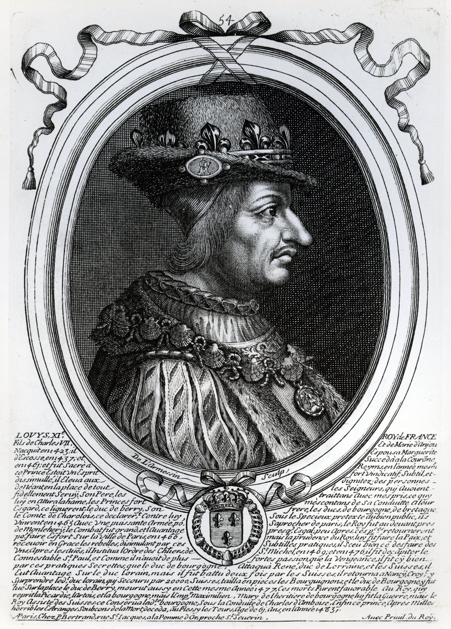Ludvig XI (1423-83) Konge af Frankrig, fra 
