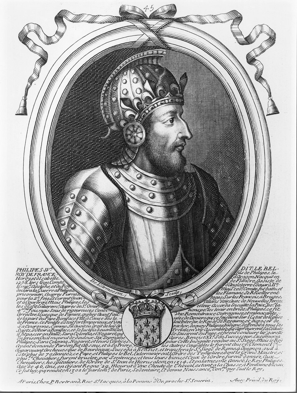 Philip IV the Fair (1268-1314) Konge af Frankrig, fra 