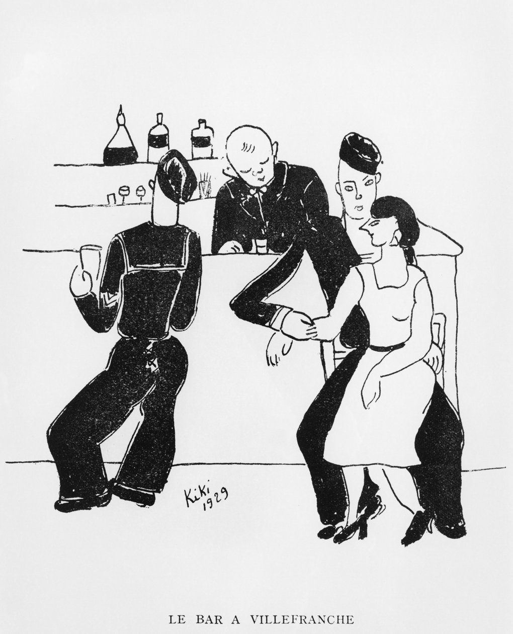 Bar at Villefranche, illustration fra 