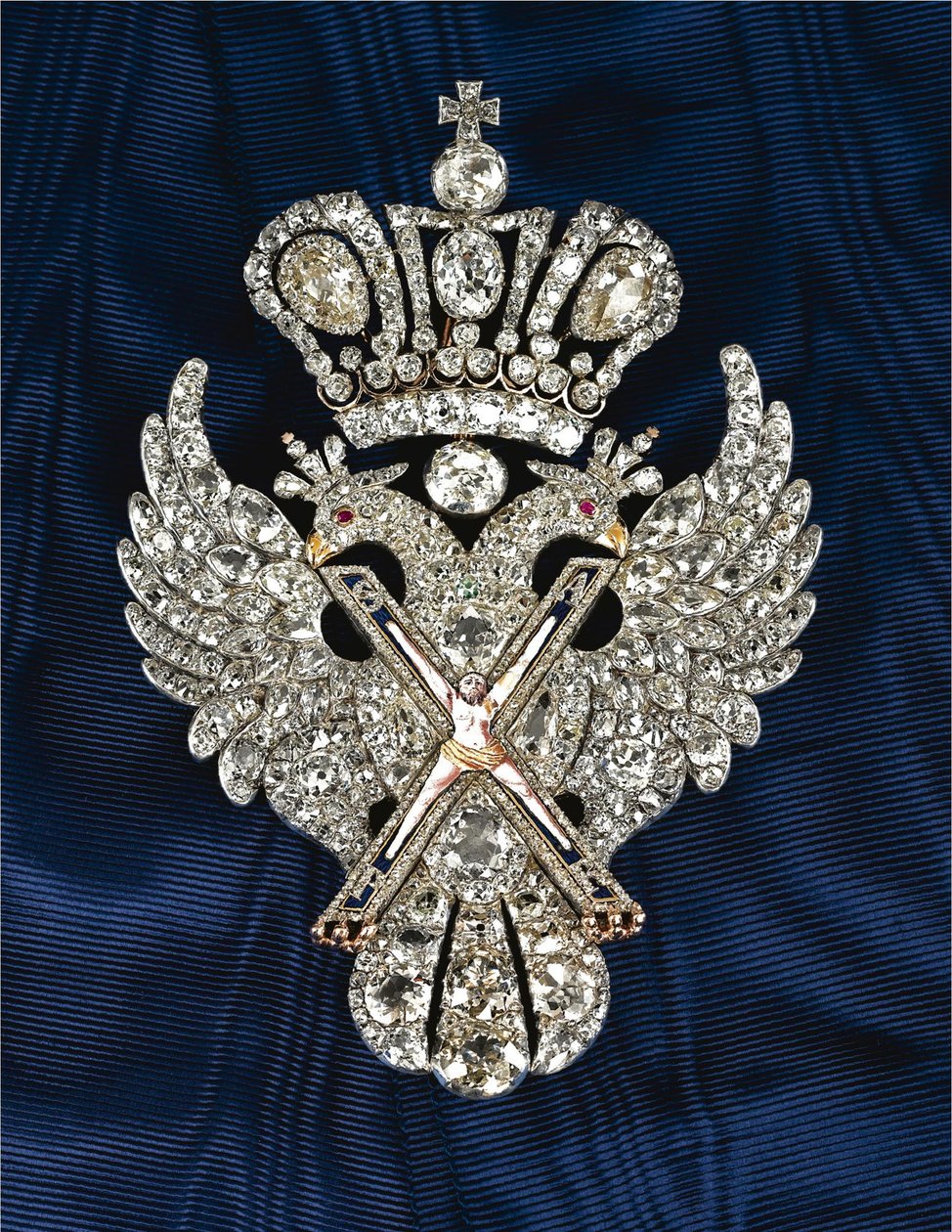 Mærke af St. Andreas Apostlen den Førstkaldte Orden, ca. 1800 af decorations and medals Orders