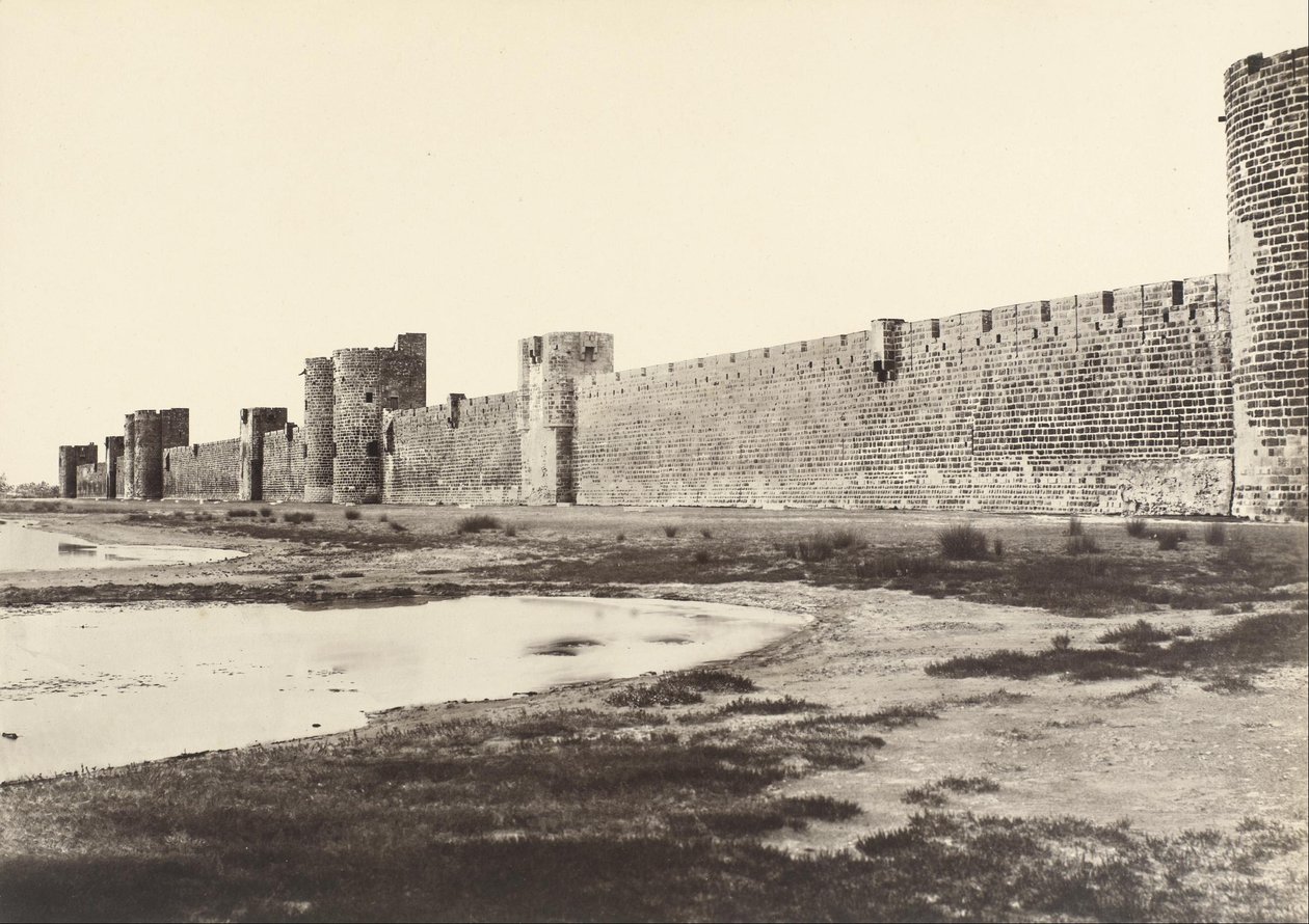 Aigues-Mortes af Edouard Denis Baldus