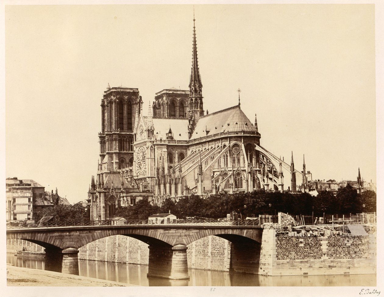 Notre-Dame (Apse) af Édouard Baldus