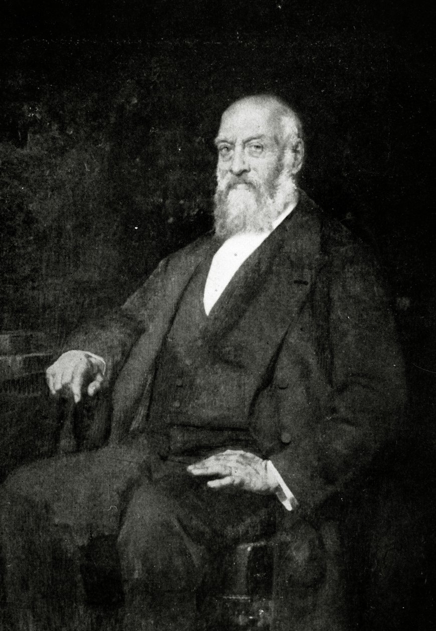 Portræt af Jean Macé af Édouard Krug