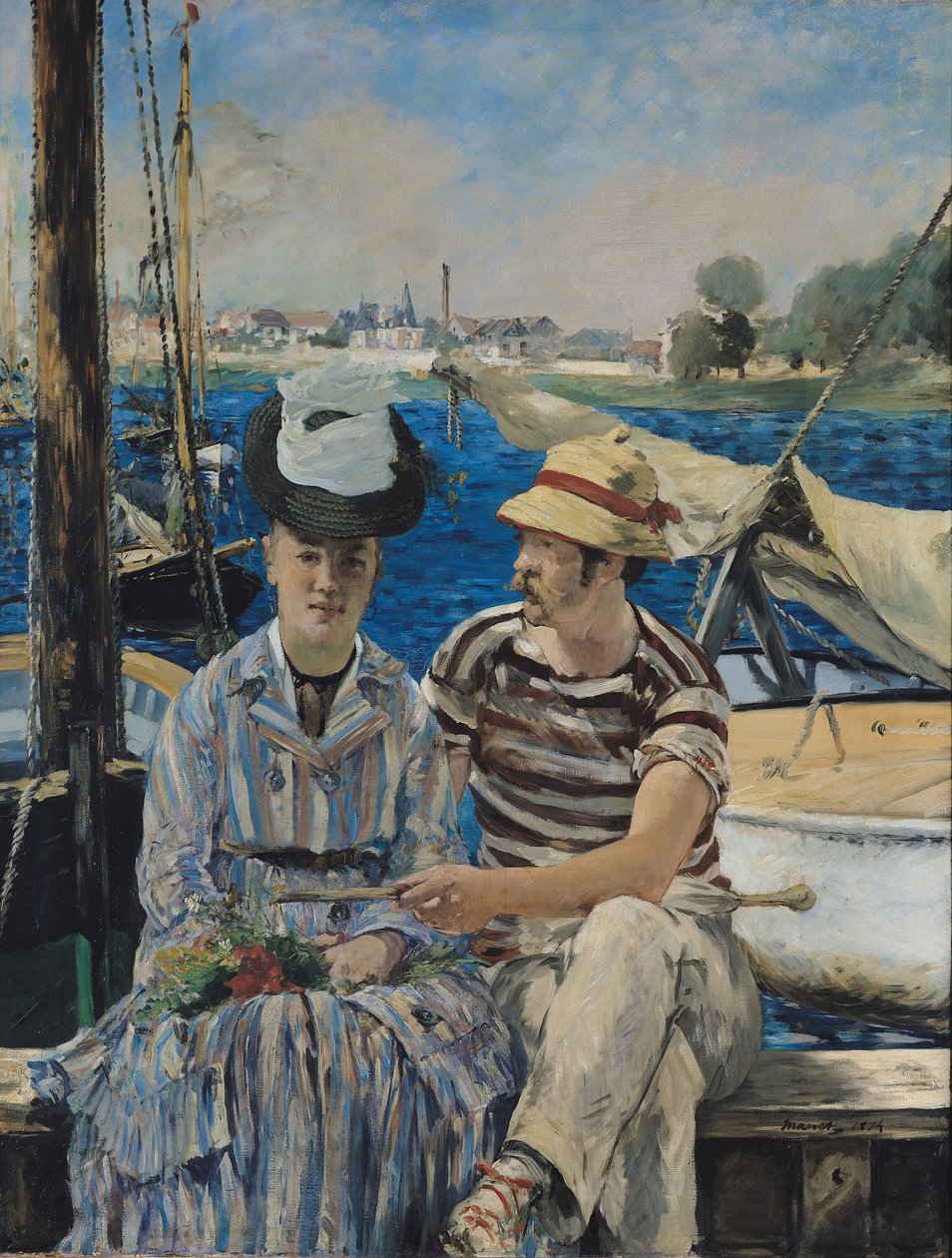 Argenteuil, 1874 af Édouard Manet