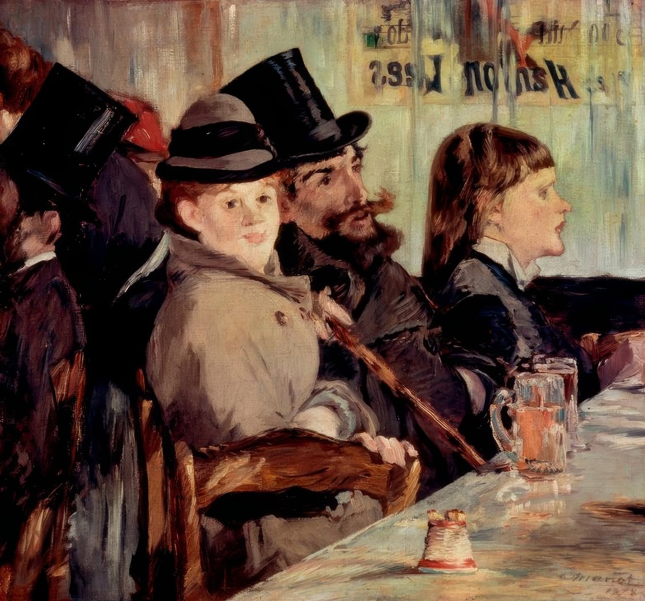 På kaffebaren af Édouard Manet