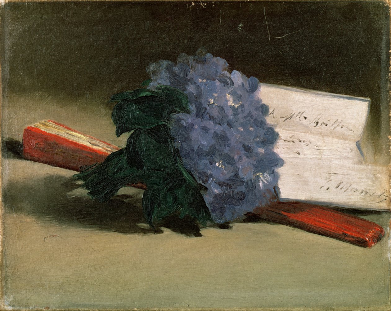 Buket af violer, 1872 af Édouard Manet
