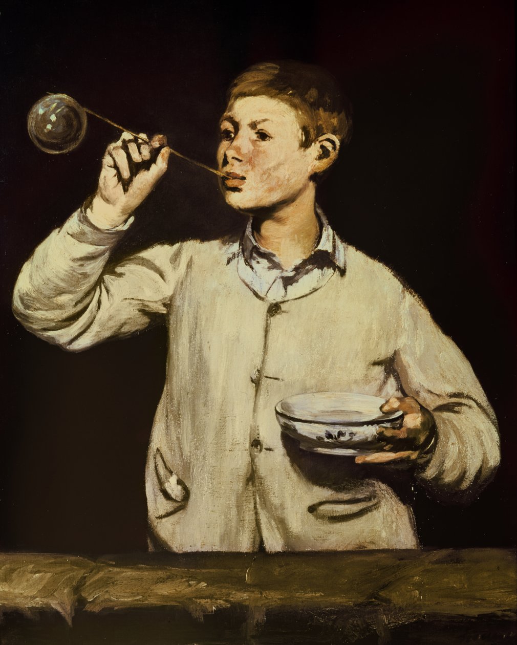 Dreng blæser bobler, 1867-69 af Édouard Manet