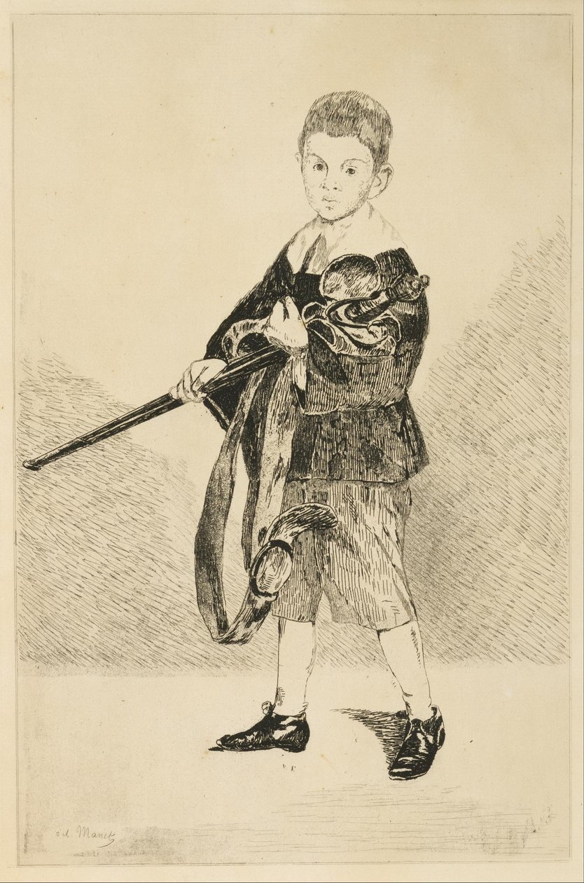 Dreng med sværdet af Édouard Manet