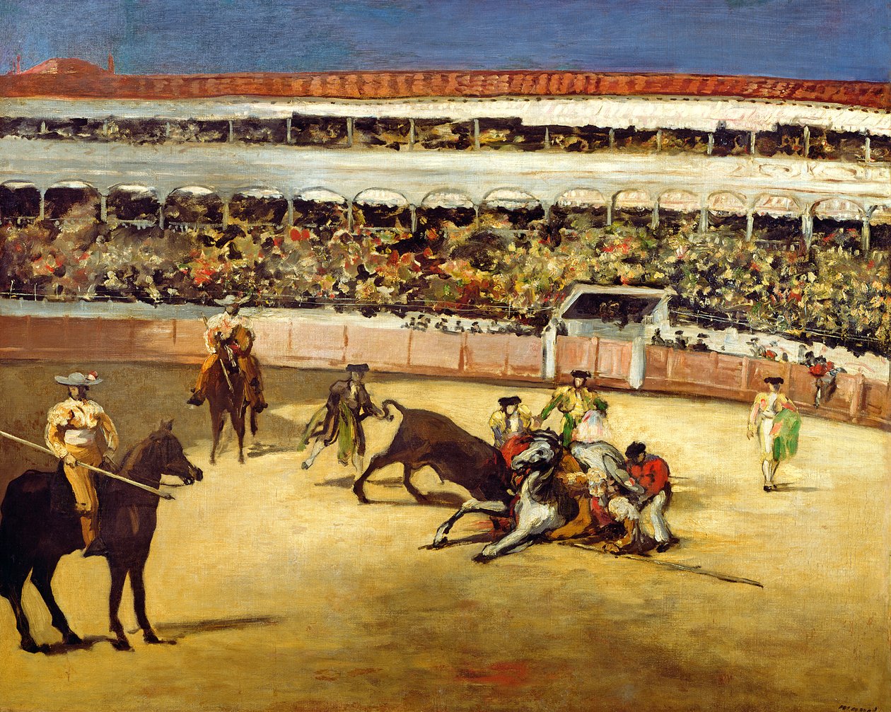 Tyrekamp, 1865 af Édouard Manet