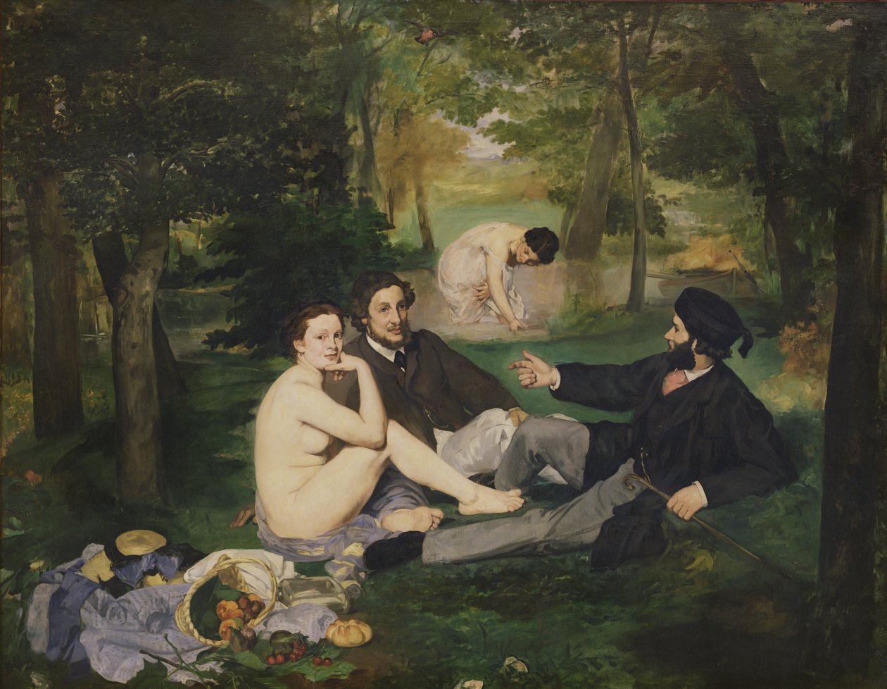 Frokost på græsset af Édouard Manet