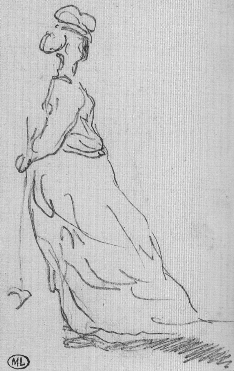 Undersøgelse for jeanne Gonzales af Édouard Manet