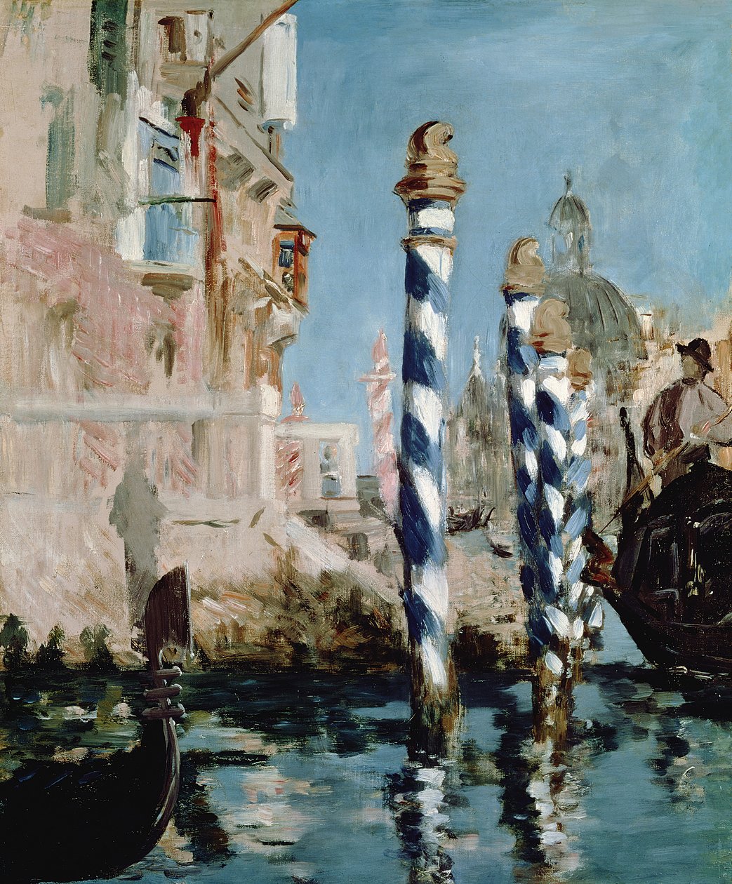 Canal Grande, Venedig, 1875 af Édouard Manet