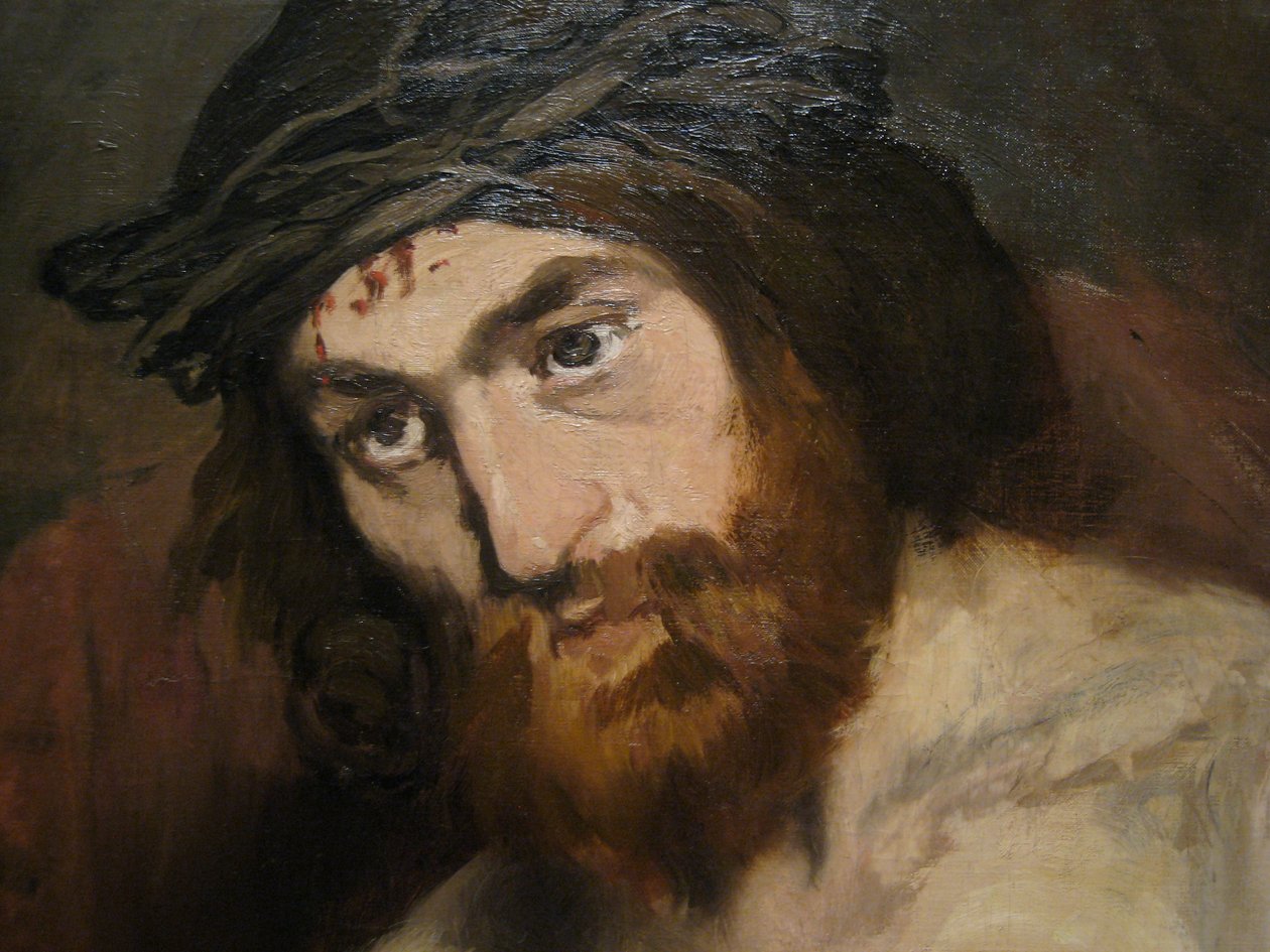 Kristi hoved af Édouard Manet
