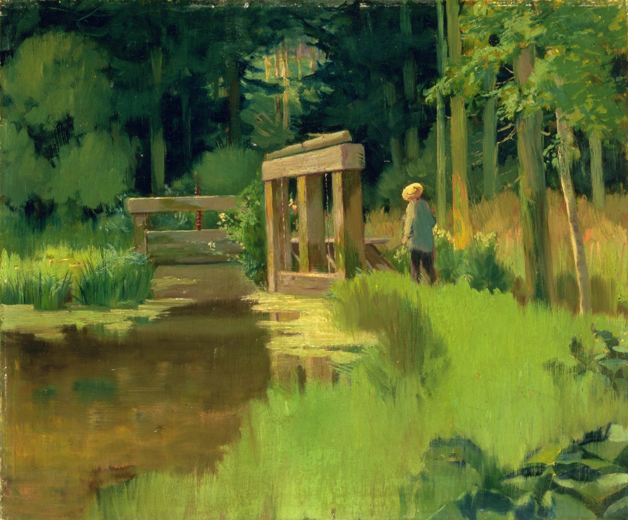 I en Park af Édouard Manet