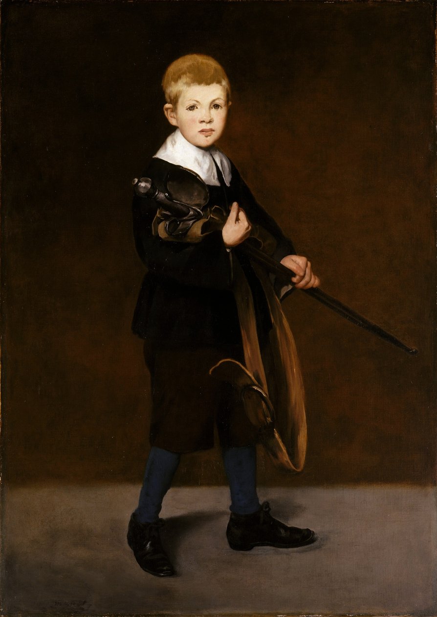 Barn med sværd af Édouard Manet