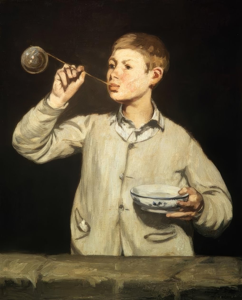 Drengen med sæbeboblen af Édouard Manet