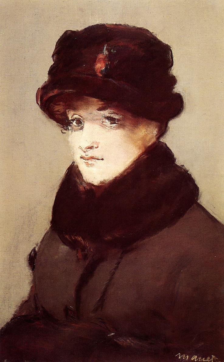 Méry Laurent i en odderhat af Édouard Manet