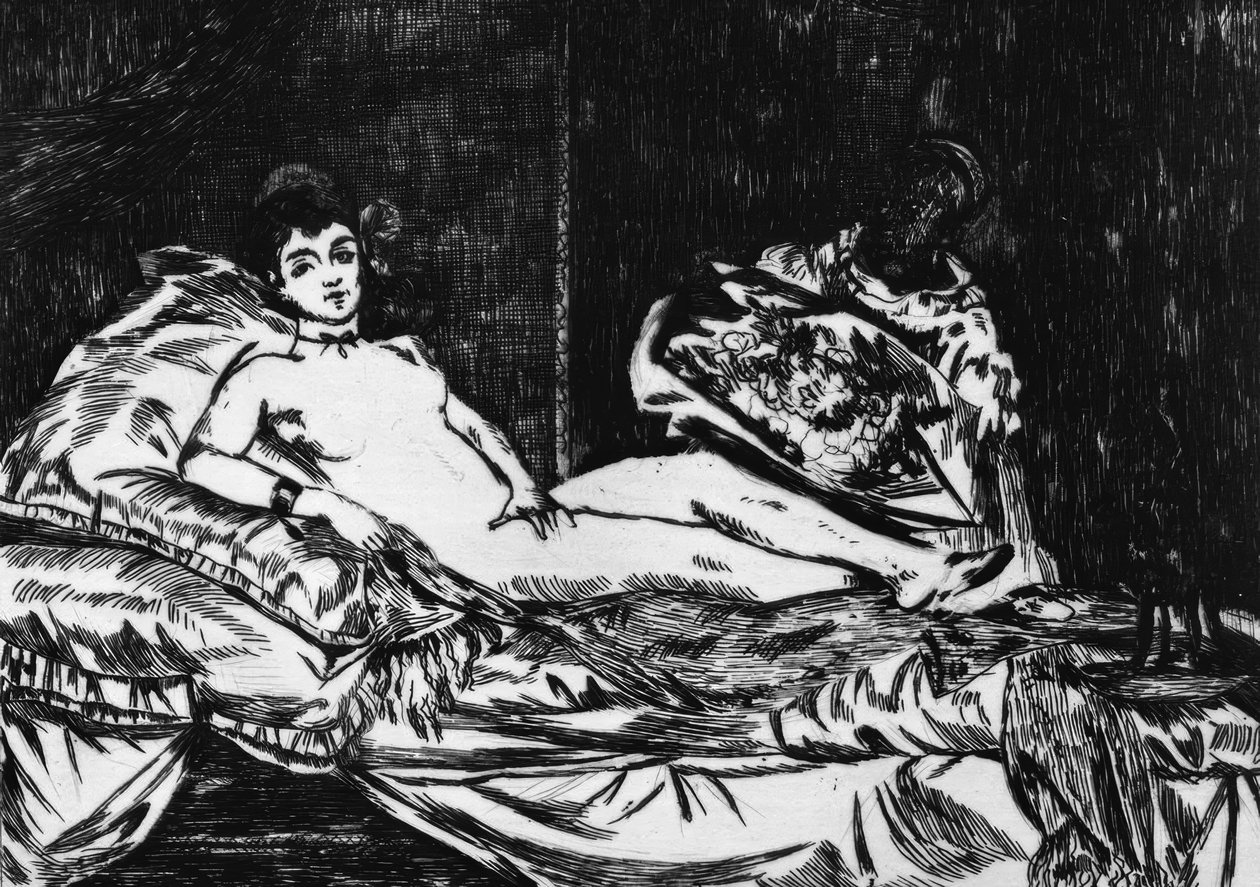 Olympia (stor version) af Édouard Manet