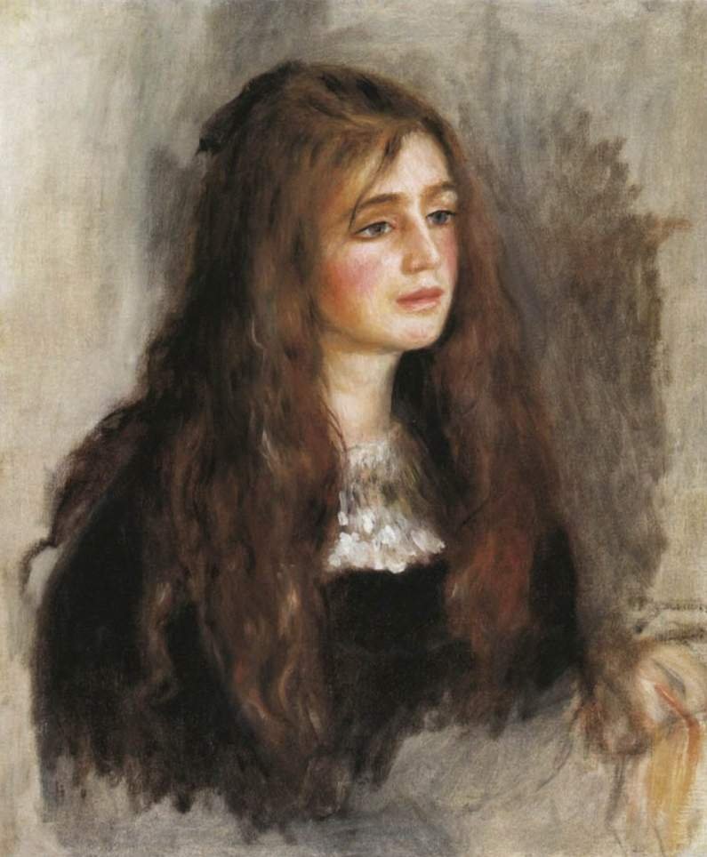 Portræt af Julie Manet af Édouard Manet
